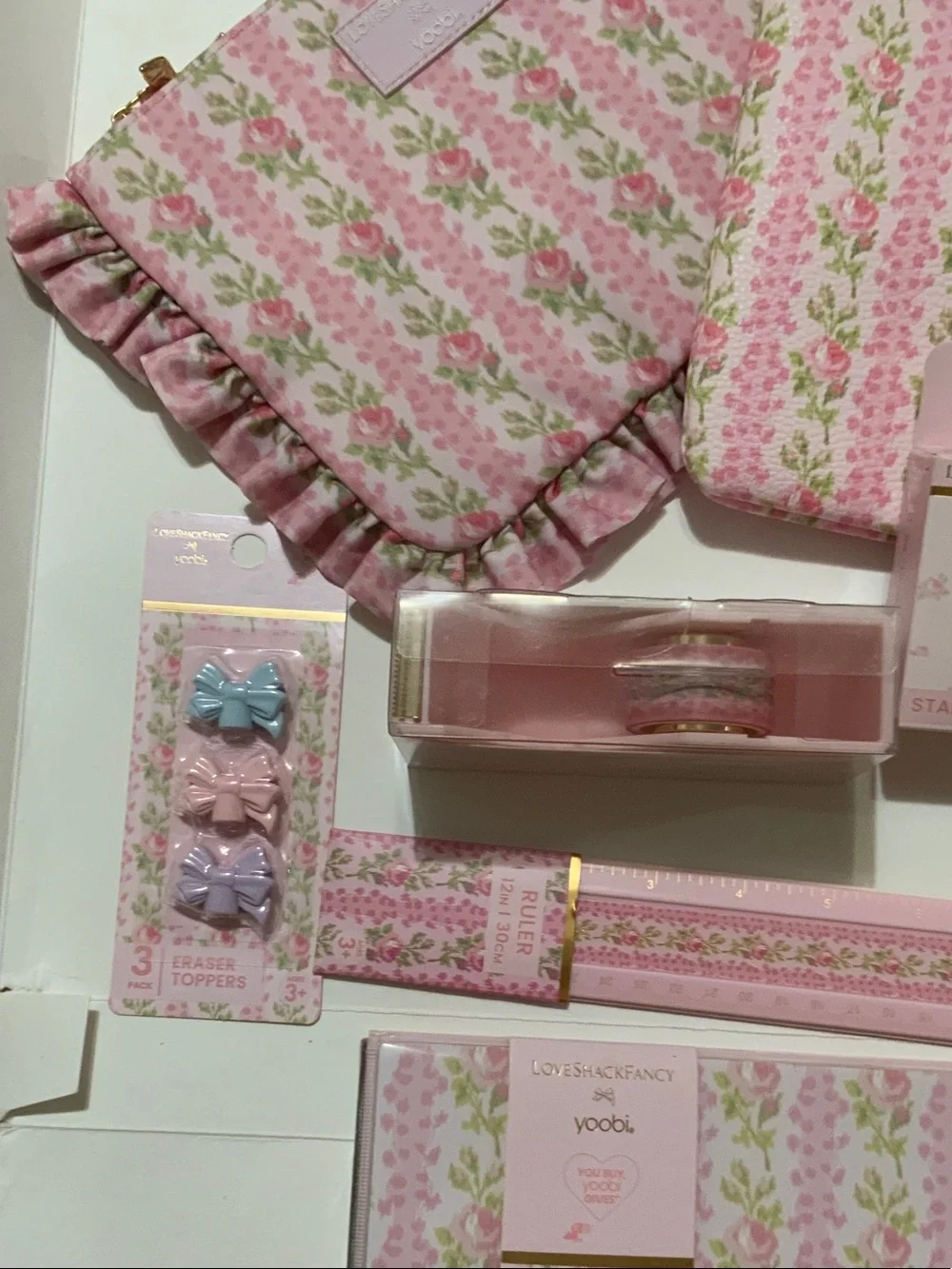 Loveshackfancy Blooming Heirloom Pink Floral Stationery Set - Brand